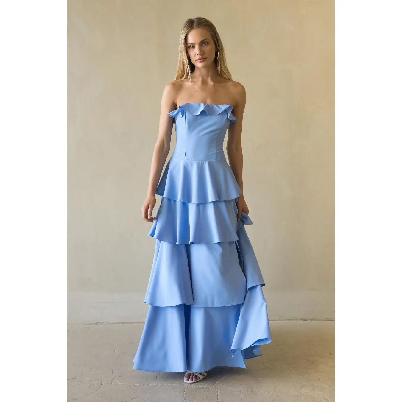 Caterina Tiered Ruffle Maxi Dress