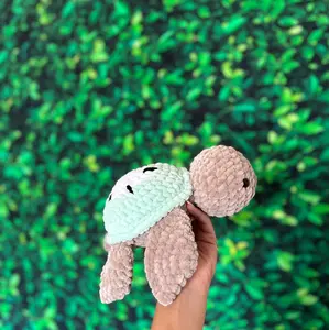 Crochet kiwi turtle