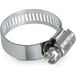 Stainless Steel Hose Clamps Adjustable 3/4" - 1-1/2" Worm Gear Hose Clamps 10 PCS Hose Clamp Stainless Steel Micro Size 16 SAE16 Pipe Clamp for Automotive Mechanical Household and Plumbing Application