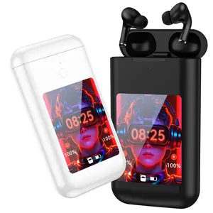 Intelligent Earphones with LED Display Rechargeable Wireless HIFI Music Earphones Mini Games Emergency Charging Long Battery Life In-Ear Design