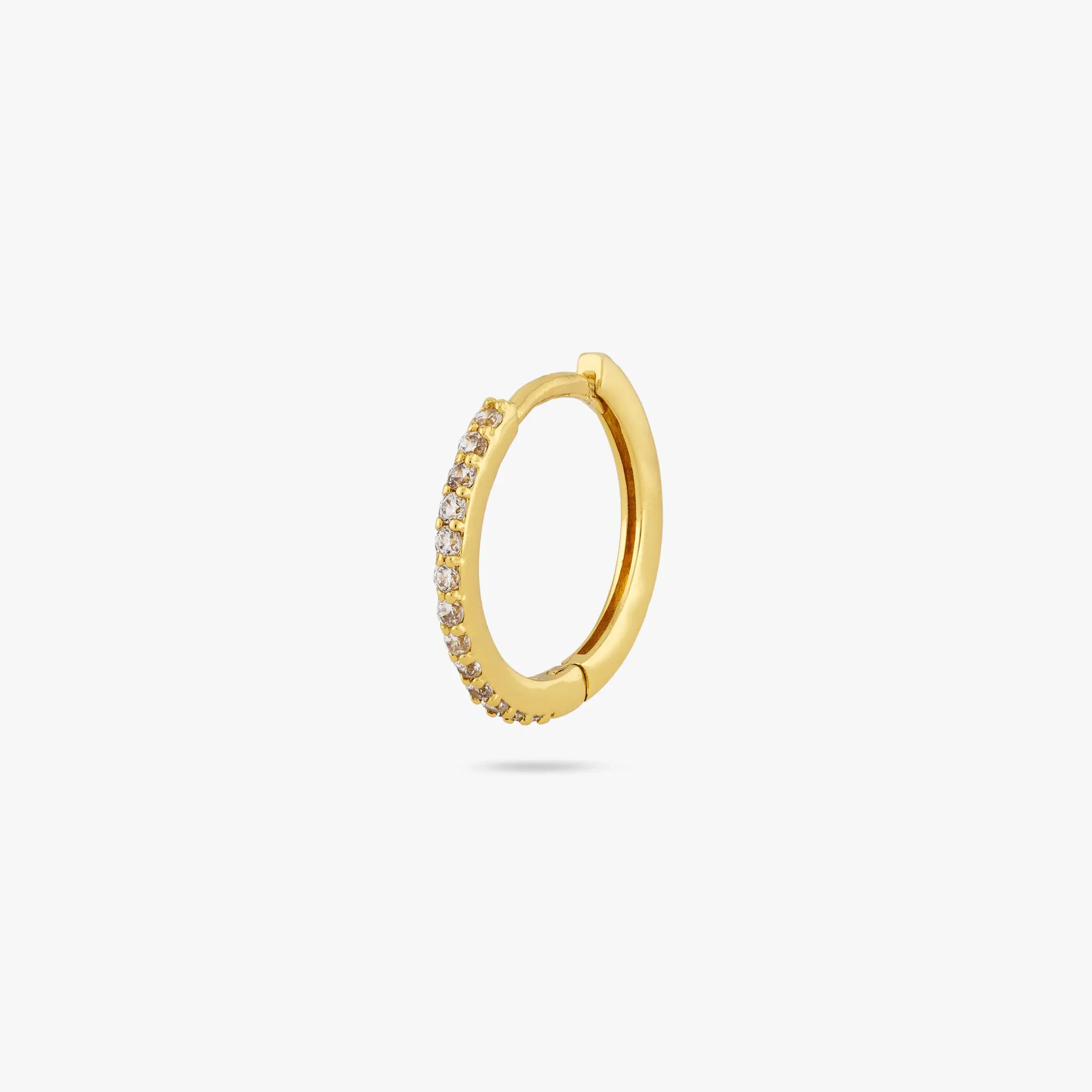 Studs Small Pave Hoop