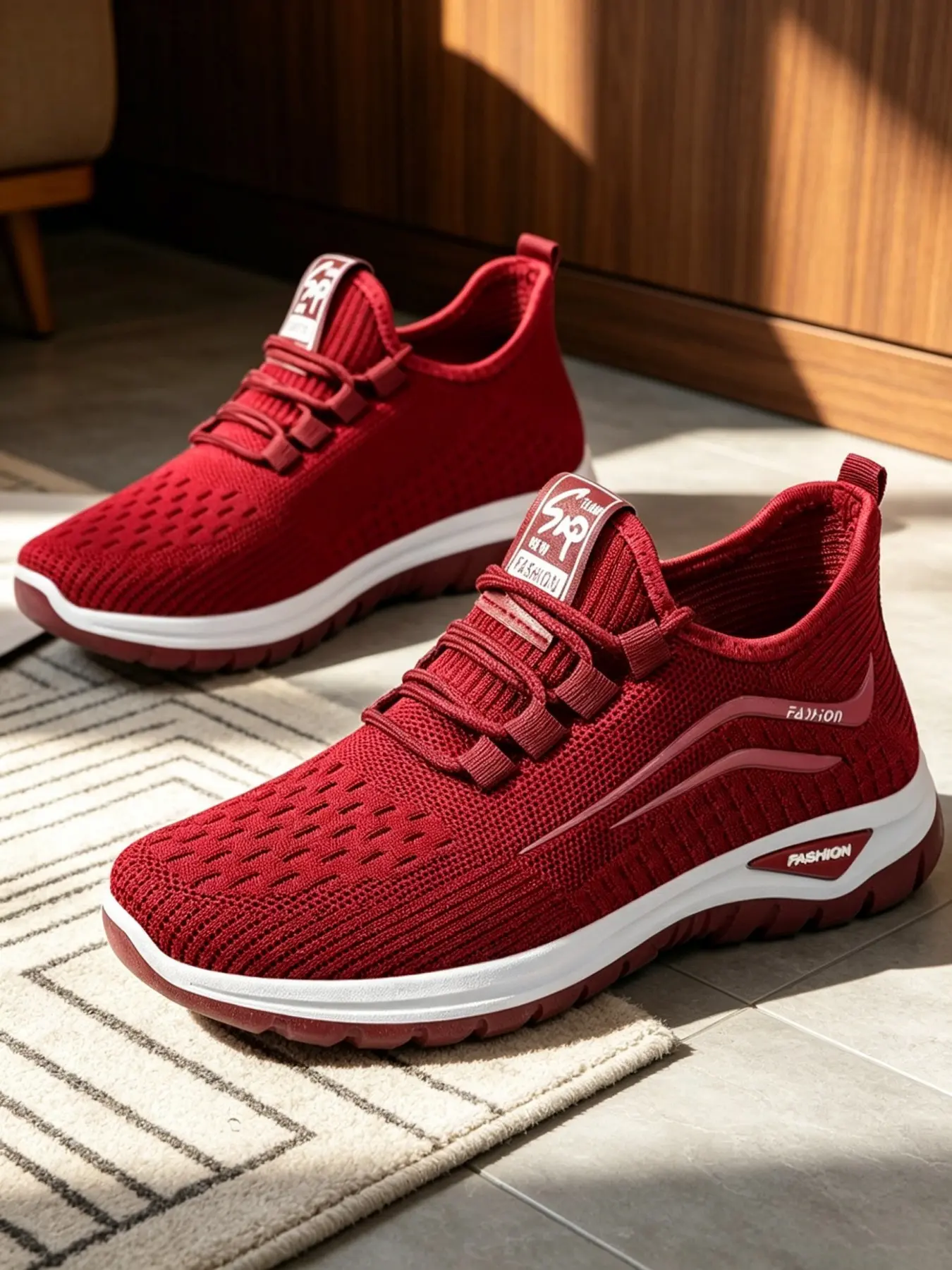 Women's Outdoor Sports Shoes, Soft Sole Anti-Slip Breathable Mesh Running Shoes, Ideal for Daily Use and Activities