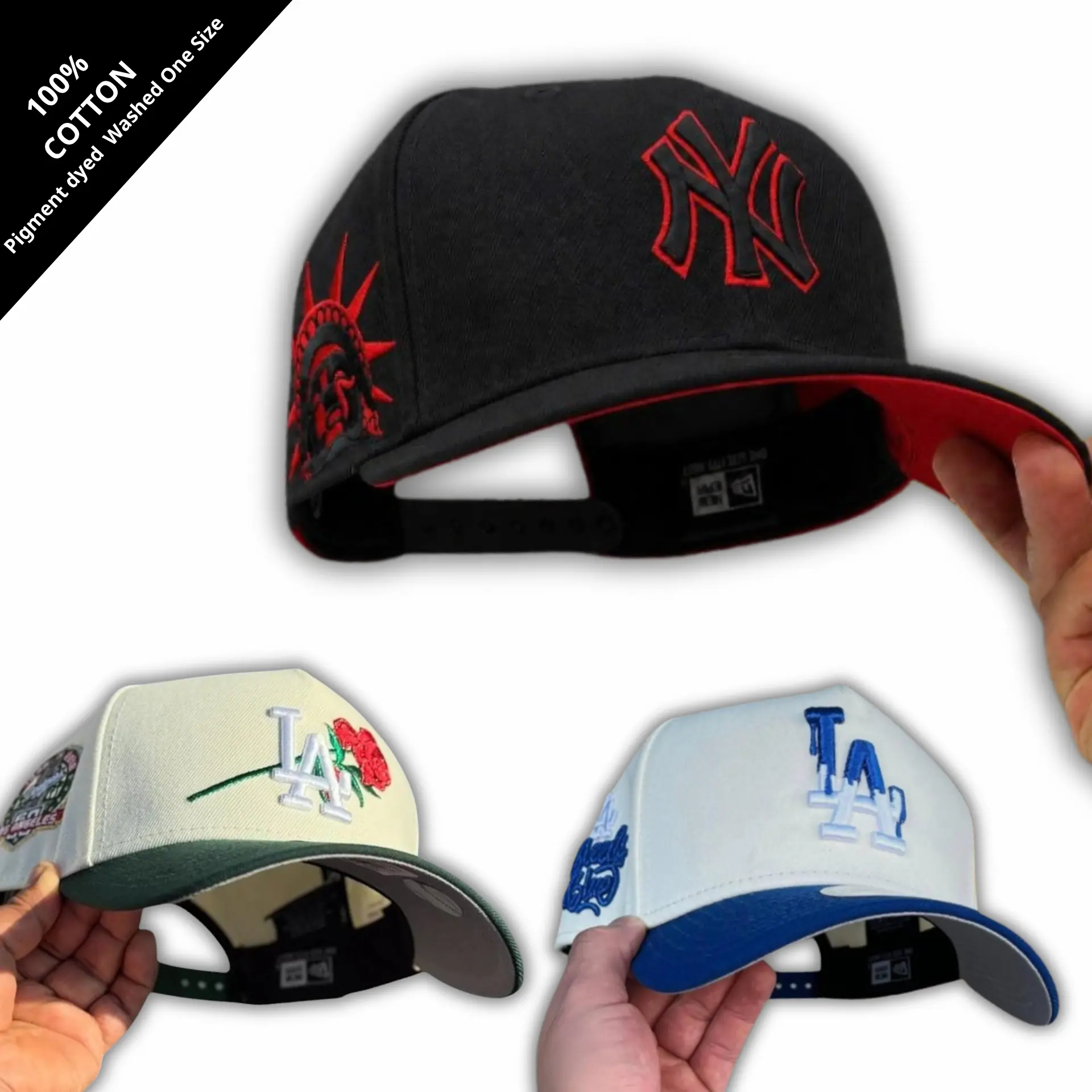 New Era LA Dodgers NY Yankees 9FORTY 59FIFTY Baseball Snapback – Adjustable Gorras Unisex, Premium Curved Brim Trucker Hat for Men Women, Streetwear Fashion, Classic Vintage Sports Look, Moda Urbana USA 2026
