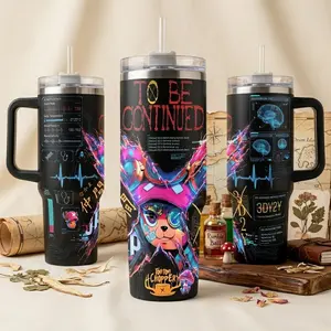Anime Chopper Cyberpunk Travel Tumbler - Available in 20oz & 40oz