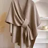Women's Solid Color, Warm Multifunctional Wrap, Casual Soft Fall/Winter Scarf Shawl, Casual Fashionable Scarf
