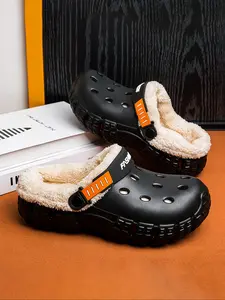 Unisex Classic Lined Slippers, All-Day Comfort, Durable Design for Indoor & Outdoor Use, Easy Clean Winter Warm Shoes, Warm House Slippers