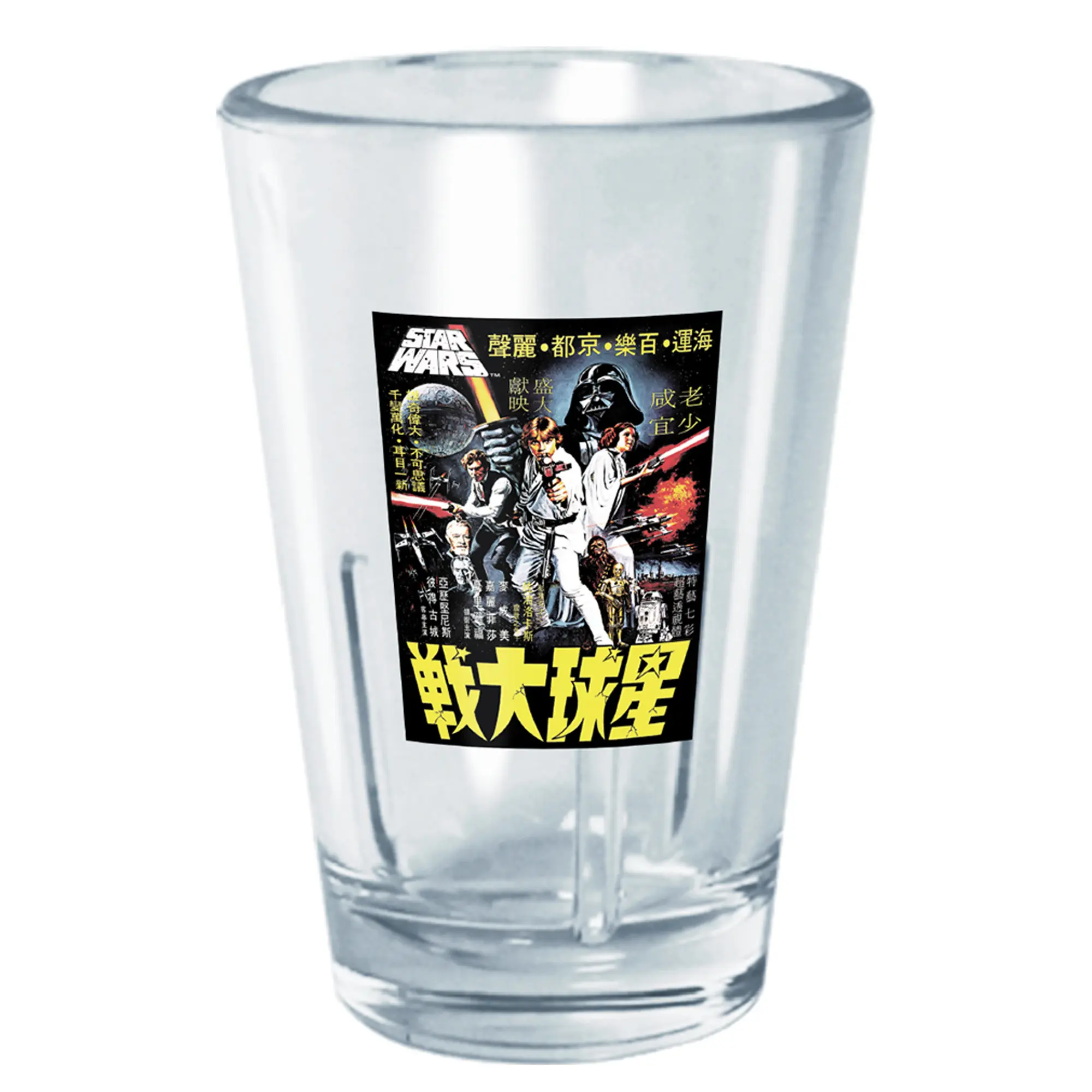 Star Wars Iconic Graphic Collectible Tritan Shot Glass, 2oz Drinking Glass for Adults, Kitchenware Drinkware Accessory, Durable