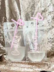Bachelorette Name Drink Pouches