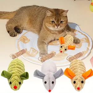 3Pcs/Set Mice Interactive Catnip Silvervine Animals for Indoor Kittens,Dental Cat Nip & Chew Exercise Toy for All Breeds & Species,Pet Supplies tools