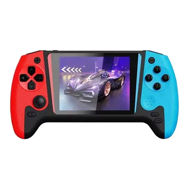 Retro Rechargeable Durable Handheld Game Console, 500 Built-in Classic Games, 3" LCD Screen