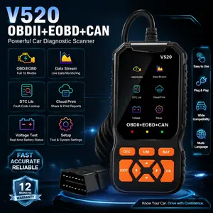 Professional Car Obd2 Scanner Tool, Enhanced Auto Code Reading and Clearing, 35901 Dtc Cloud Data Printer, Full Obdii/eobd Diagnosis for Post-1996 Models