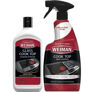 20 oz. Glass Cook Top Cleaner and Polish and 22 oz. Stovetop Cleaner for Daily Use Spray