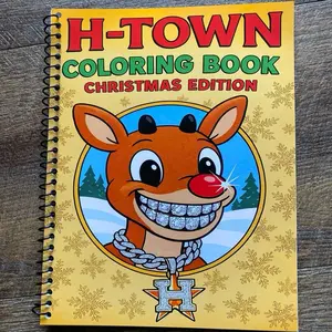 H-Town Christmas Coloring Book