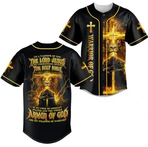 Armor of Light Baseball Jersey, Jesus Jersey, Jesus Religious Shirt, Faith Over Fear Apparel, He Is Risen Christian Gift, Christian Apparel