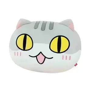 Adorable Expression Cat Stuffed Cushion for Home Decor & Gift Toy rare