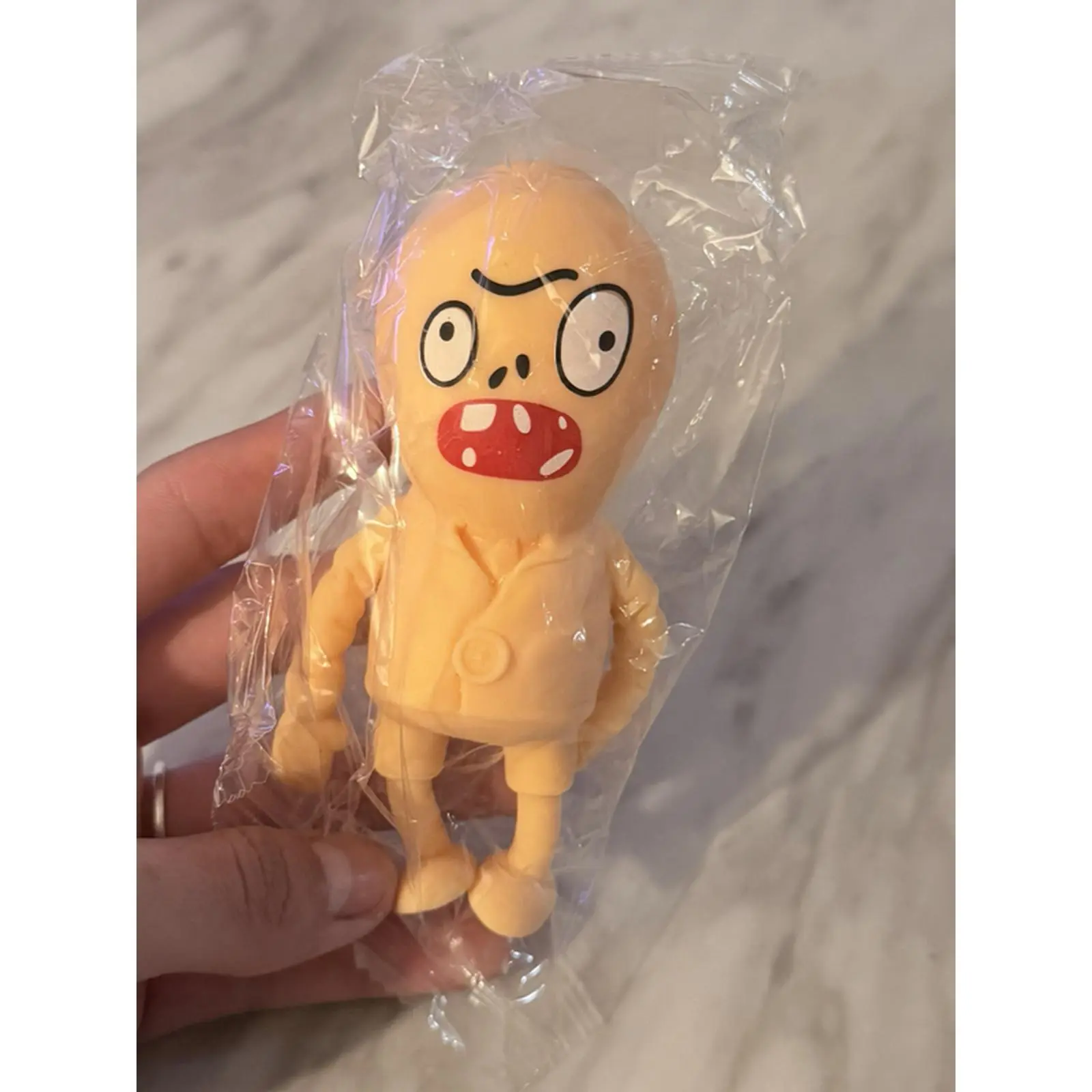 Ugly Doll Shaving cream filled Stress Relief Toy- Adorable Yellow or purple Figure with Expressive Eyes and Mouth, Perfect for Collectors.