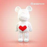 White Bear with Red Heart