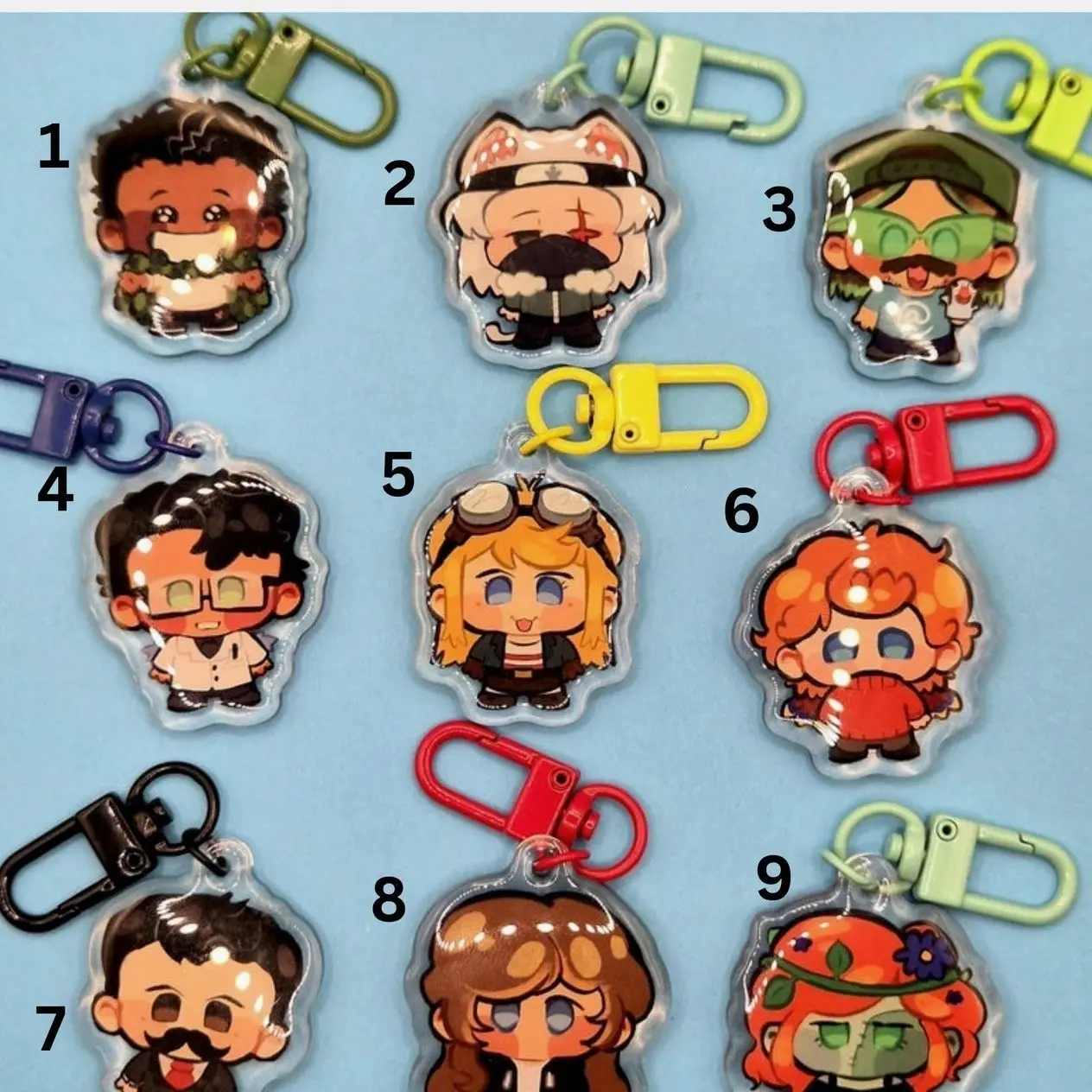 Hermitcraft Mystery Blind Bag Acrylic Keychain
