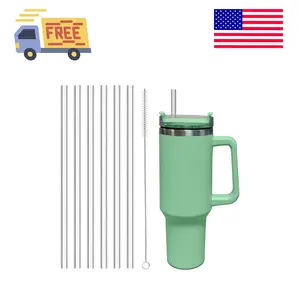 6 Pack Replacement Straw for Stanley Adventure Quencher 40 oz 30 oz Cup Tumbler