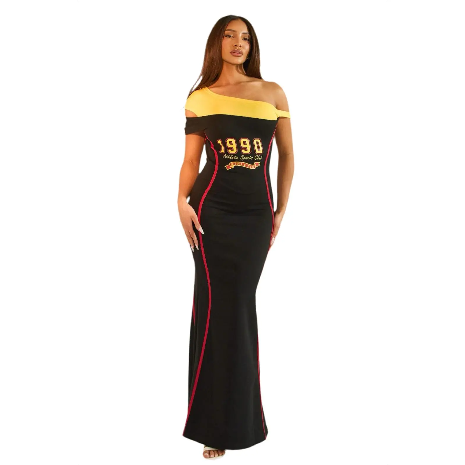 8586: RETRO SPORT RACE DRESS