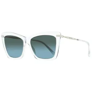 Jimmy Choo Rectangular Sady Sunglasses 900I7 Crystal 56mm