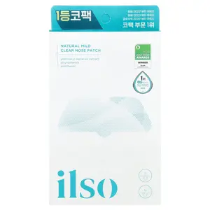 ilso Natural Mild Clear Nose Patch, 10 Patches