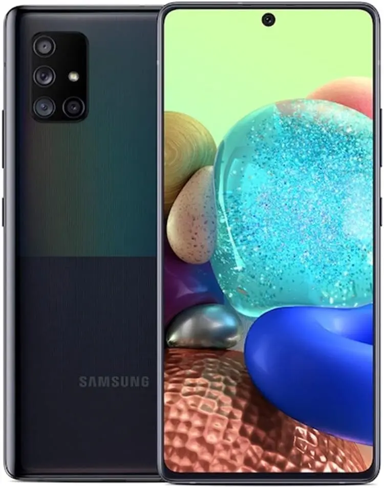 REFURBISHED Samsung Galaxy A71 5G Cellphone - US Version Android Mobile Smartphone, 128GB Black, GSM Unlocked, Premium Lens & Selfie-Capable Device
