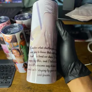 20oz Sublimation Tumbler Mug - Stainless Steel Vacuum Flask, Portable Personalized Drinkware, Reusable Bottled Water Bottle