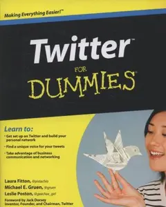 USED-Twitter For Dummies by Laura Fitton (Paperback)