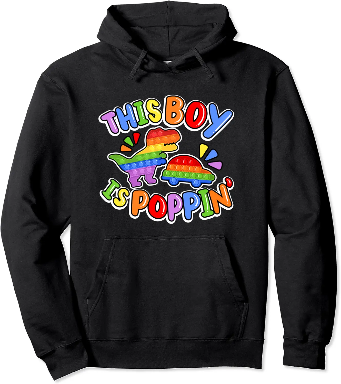 Funny This Boy Is Poppin' Cool Fidget Shape Pop It Pullover Hoodie - Emilyschwe Shop 38B0BRTJPLZM
