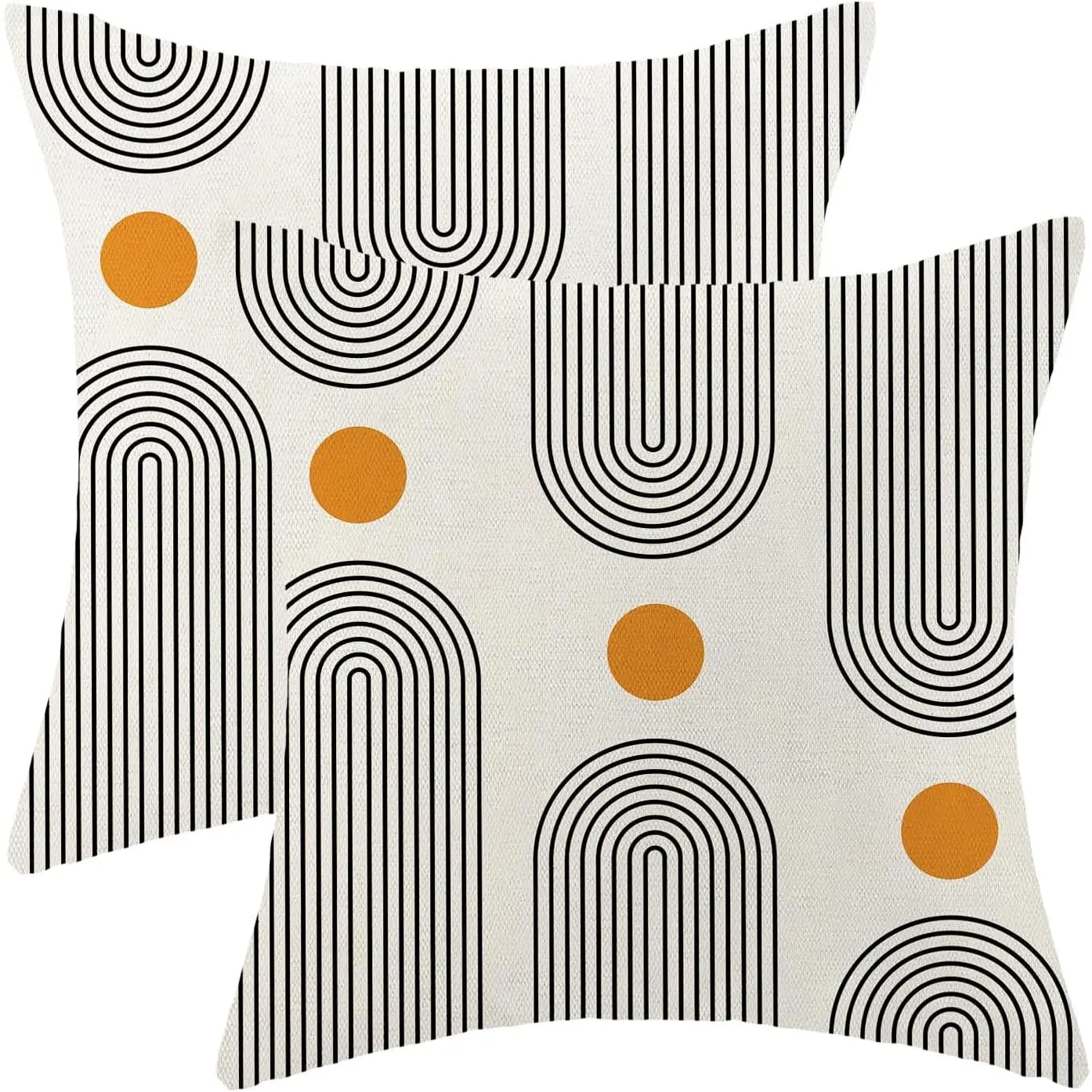 Orange Black-art Line