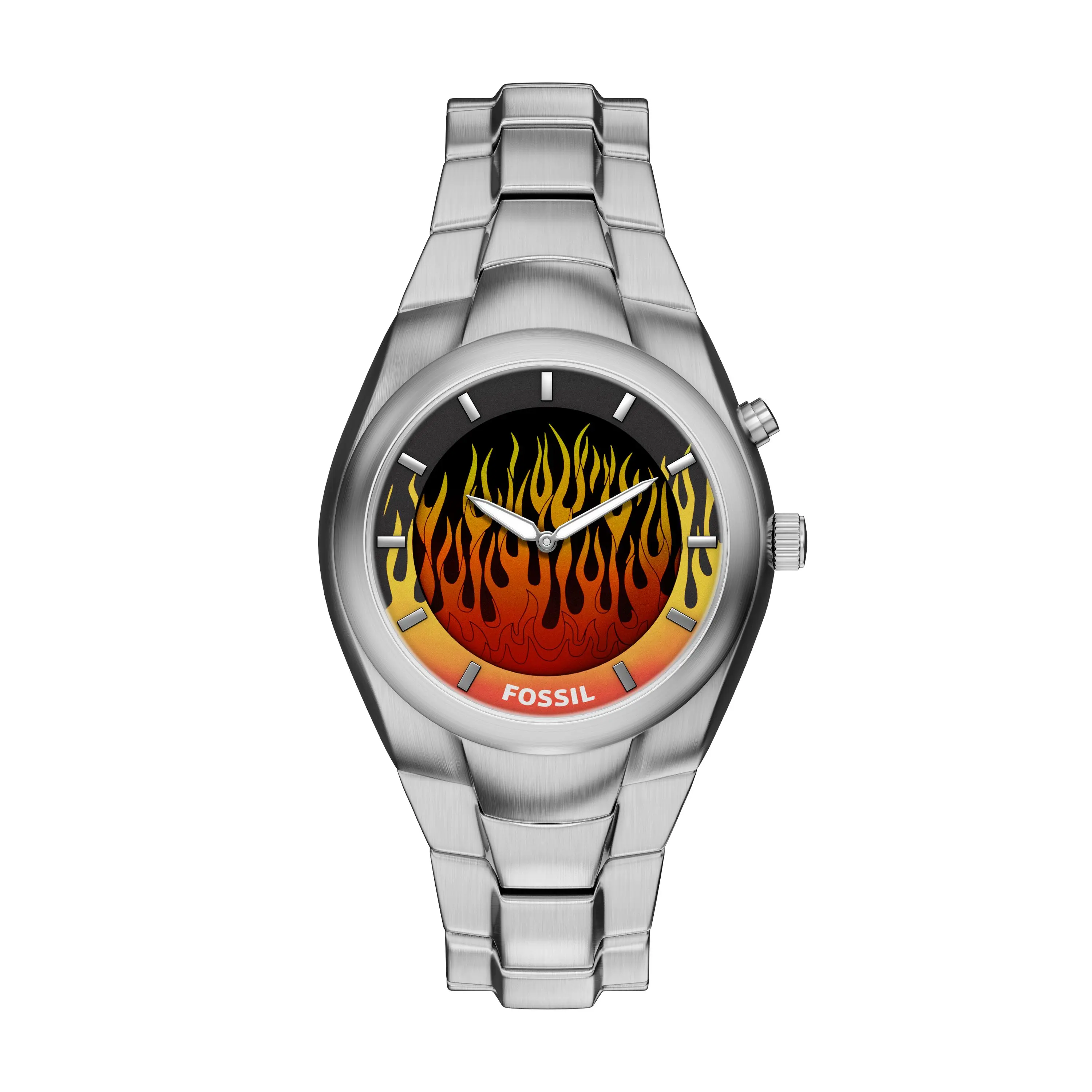 Fossil Men's Y2K Big Tic 40mm Stainless Steel Watch