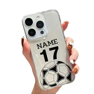 Phone Case - Customized Phone Case with Custom Name And Number Iphone 17 16 15 14 XR Max Degree All-Round Phone Case, Personalized Phone Cases, Christmas Gifts, Football Fans Gift, Boyfriends/ Girlfriends
