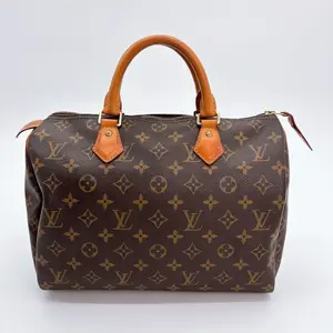Pre-owned Louis Vuitton leather Shoulder Bags Monogram Speedy 30