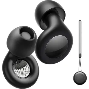 Ear Plugs for Sleeping Noise Cancelling, Reusable Silicone Ear Plugs for Noise Reduction with 8 Ear Tips, Earplugs for Sleep, Concerts, Travel, Snoring