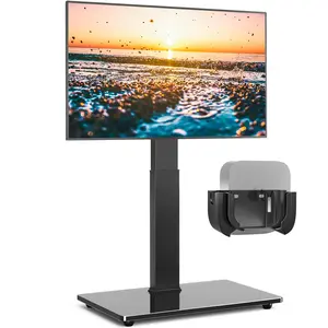 Rfiver Reinforced Floor TV Stand with Mount for 32-70 Inch TVs Up to 110 lbs