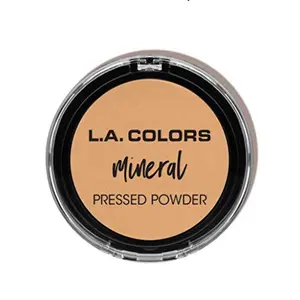 L.A. COLORS Mineral Pressed Powder, Soft Honey, 1 Ounce Makeup