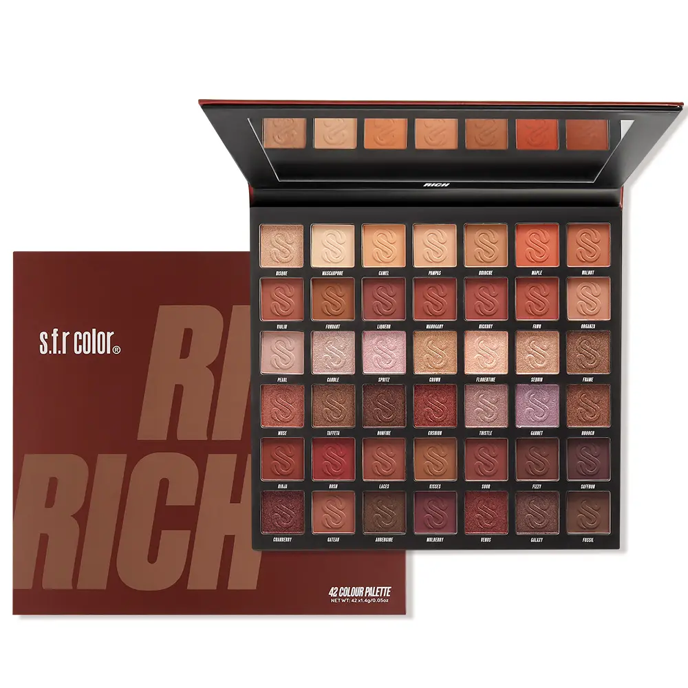 Waterproof Multi Color Eyeshadow Palette Viral Summer Makeup Trendy Party Gift Highly Pigmented Long Lasting and Easy to Blend Cosmetic