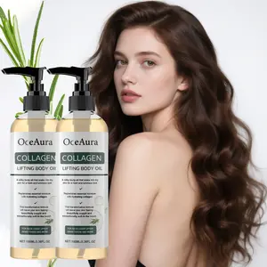 Collagen Body Oil, Skin Tightening & Firming Oil, Ideal for Massage & Skin Care, Fast Absorbing, Lightweight & Non-Greasy, Specially Designed for Dry Skin, Cosmetic