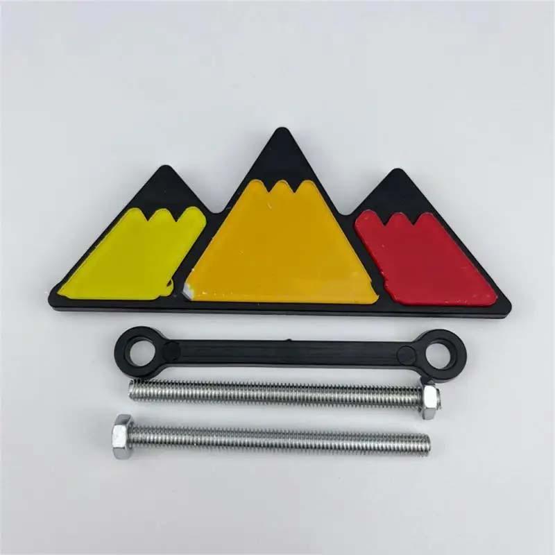 3 Colors Grille Badge Emblem For Toyota Tacoma Tundra 4Runner TRD Highlande Rav4 CHR Strip Air Inlet Auto Car Accessories