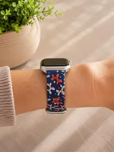 Patriotic Balloon Dog Watch Band – Fourth of July Silicone Watch Strap – Cute Americana Watch Band for Women