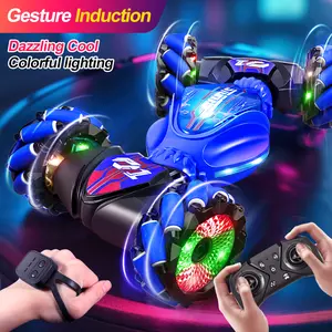 Remote Control Stunt Car with Light, Gesture SensorOff-road Climbing 4WD Deformation Car, RC Drift Car,Birthday Gift, Holiday Gift