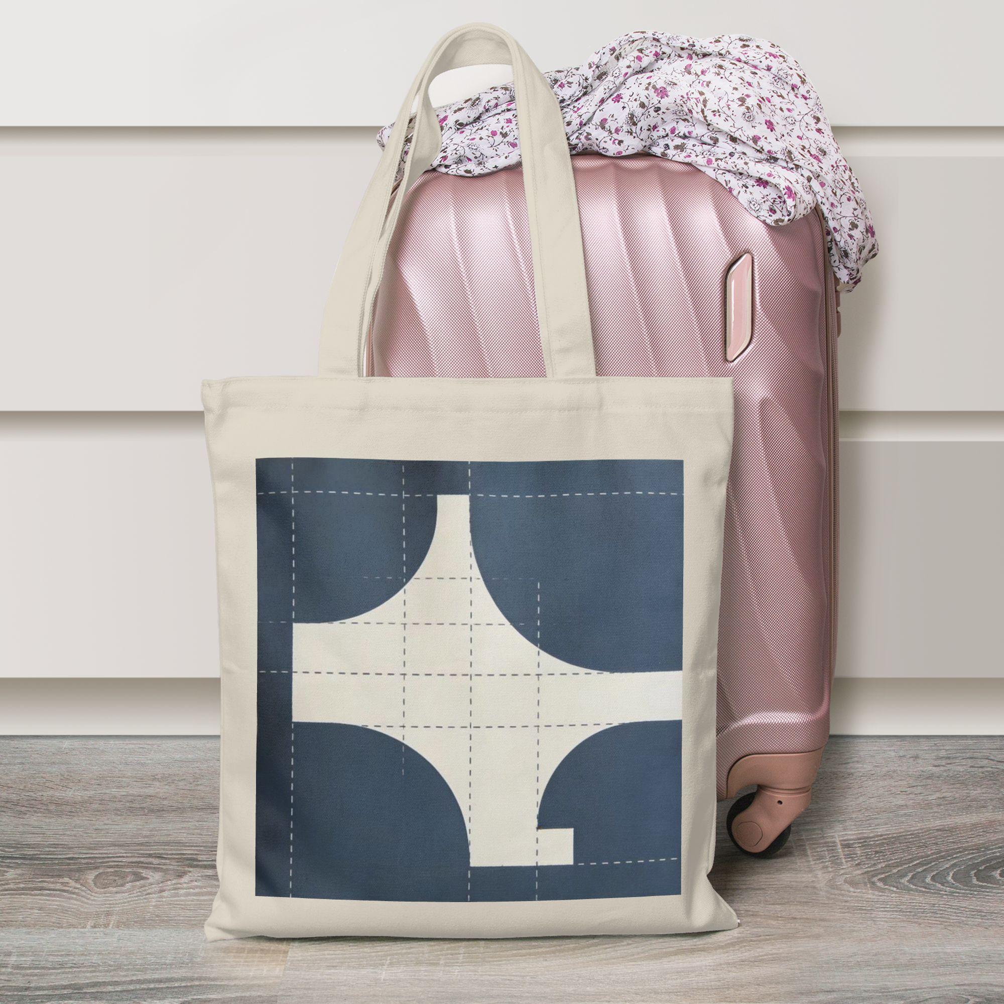 Eco-friendly lightweight canvas bag, outdoor travel beach large-capacity shopping tote