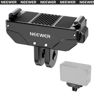NEEWER AC071 Magnetic Quick Release Mount Compatible with DJI Osmo Action 6 Only, with Universal Action Camera Adapter & 1/4" Thread for Accessories summervibes