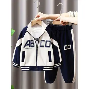 [Casual Set] Two-Piece Boys Casual Set| Sports Jacket+Pants, for Outdoor Childrens Clothing