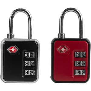 Locks TSA Approved, Combo Lock for Gym Locker, Small Combination Padlock, TSA Padlocks for Luggage, Travel Suitcase, Gun Case, Backpack Zipper, Ammo Can, Toolbox, Storage Box, Bag