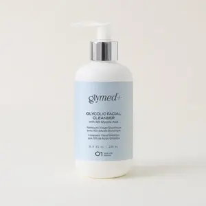 Glymed+ Glycolic Facial Cleanser with 10% Glycolic Acid US-GM-001R (8oz I 236 ml) Acne Skincare Gentle Pigmentation Rosacea Sensitive Cleansing