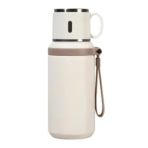 Travel Cup Mug, Portable 600ML Stainless Steel Insulated Water Bottle with Lid, Insulated Coffee Tumbler, Insulated Cups, Thermos Cup, Leak-Proof, Leakproof Insulated Tumbler, Suitable for Men and Women, Perfect for Travel, Drinkware