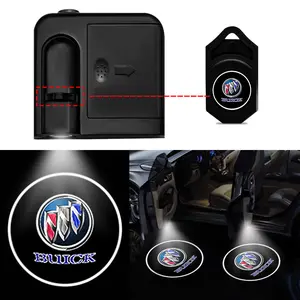 Buick LED Welcome Lights with Logo, Fits Buick Enclave Encore Envision Regal Lacrosse Verano Gl8 Excelle Velite Cascada Car Accessories, Car Lighting Accessories