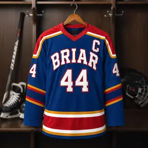 Custom Name & Number Briar University Hockey Jersey, Off-Campus Jersey, Graham 44 Football Jersey, Briar U Sweatshirt, Off Campus Hockey 2026